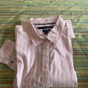 Tommy Hilfiger Pink Casual Button Down Shirt (1306))